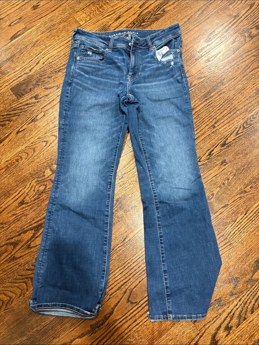 American Eagle Outfitters Women's Blue Flare Jeans